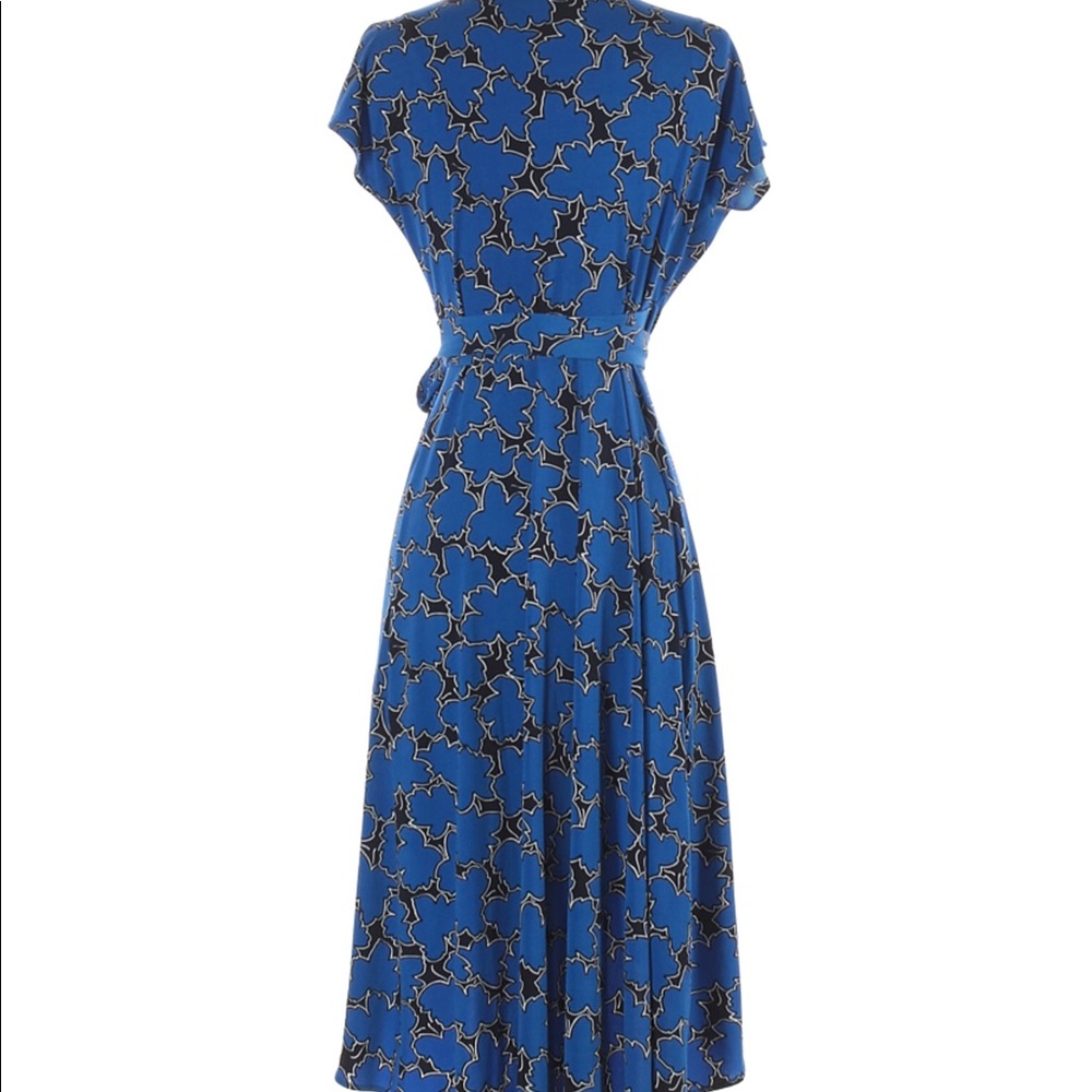 NWOT 1x Vicky Tiel Wrap Tie Dress - Picture 9 of 9